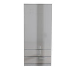 Soho 2 Door Wardrobe & 4 Drawer Chest High Gloss 3 Piece Bedroom Set