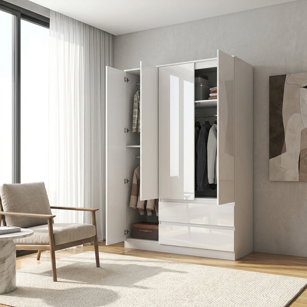 Soho 3 Door 2 Drawer Triple Wardrobe