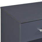Highbury 2 Door Double Wardrobe & 1 Drawer Bedside 2 Piece Bedroom Set
