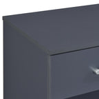 Highbury 2 Door Double Wardrobe & 1 Drawer Bedside 3 Piece Bedroom Set