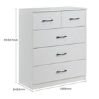 Paddington 3+2 Drawer Chest of Drawers
