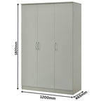 Highbury 3 Door Triple Wardrobe