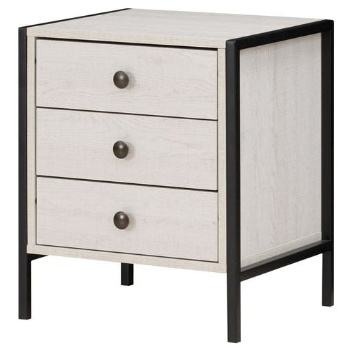 Alva Open Wardrobe with 2 Drawers 3 Piece Bedroom Set