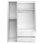 Soho 3 Door Wardrobe, 4 Drawer Chest & Bedside Tables 4 Piece Bedroom Set