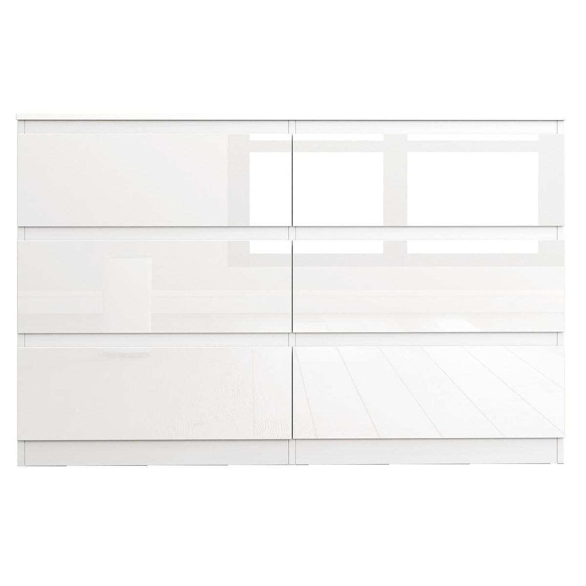 Soho 2 Door Wardrobe, 6 Drawer Chest & Bedside Tables 4 Piece Bedroom Set