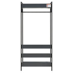 Alva Open Wardrobe with 2 Drawers 3 Piece Bedroom Set