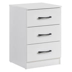 Paddington 3 Drawer Bedside Table