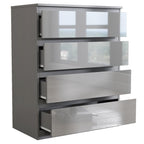 Soho 3 Door Wardrobe, 4 Drawer Chest & Bedside Tables 4 Piece Bedroom Set