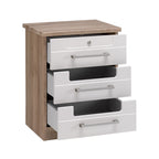 Astor 3 Drawer Bedside Table