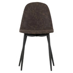 Pair of Athens Faux Leather Dining Chairs