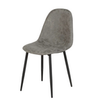 Pair of Athens Faux Leather Dining Chairs