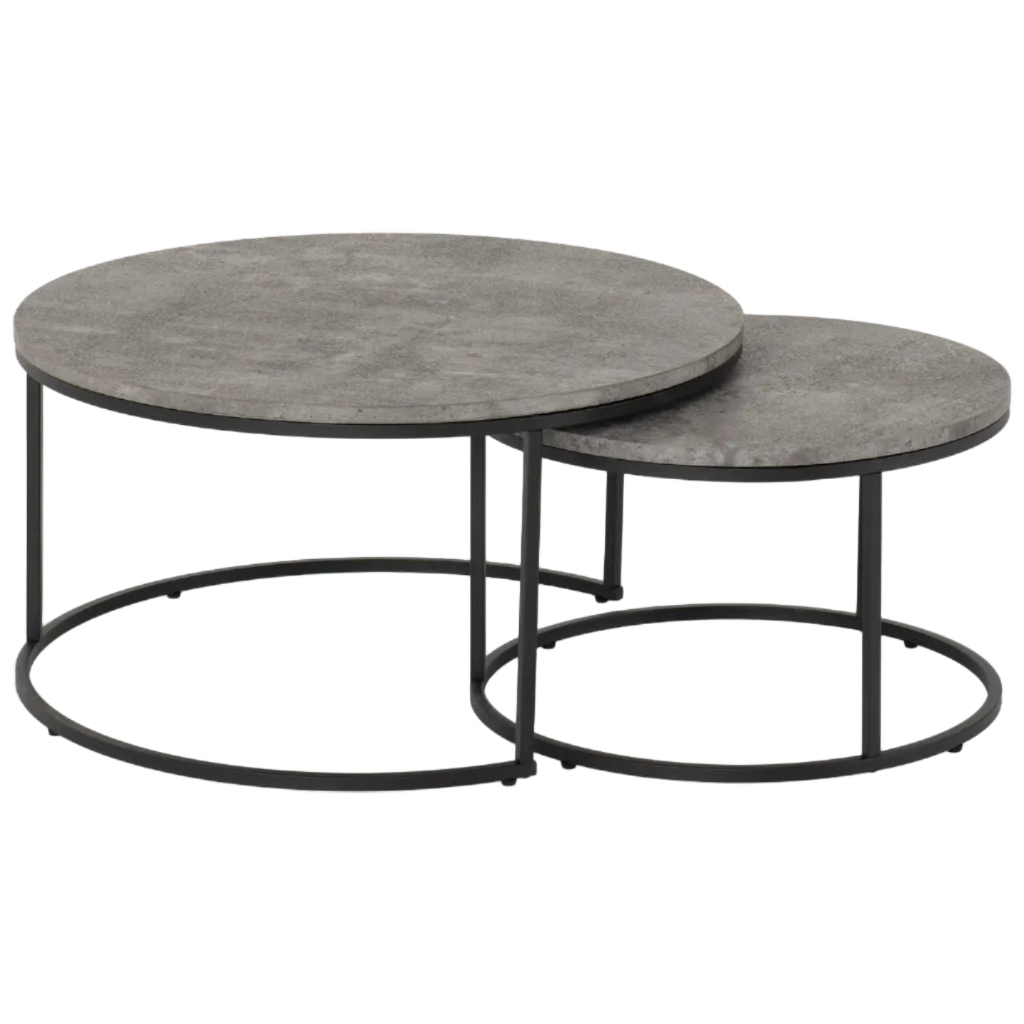 Athens Round Nesting Coffee Table Set