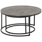 Athens Round Nesting Coffee Table Set