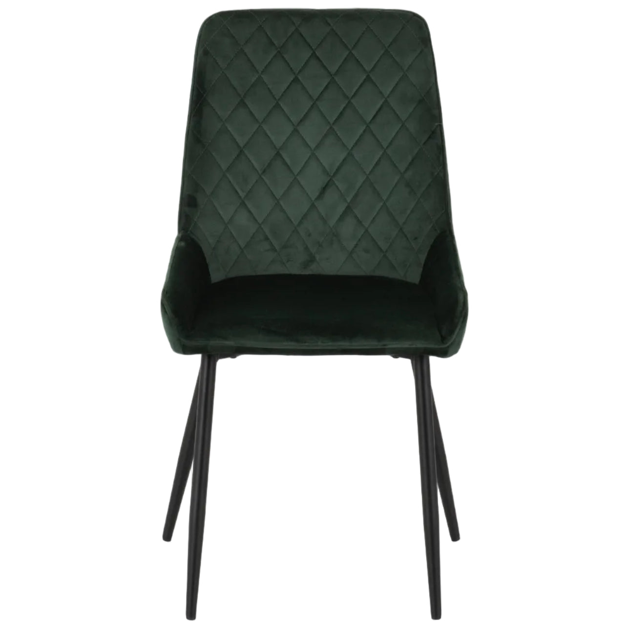 Athens Dining Table with 4 Avery Velvet Dining Chairs