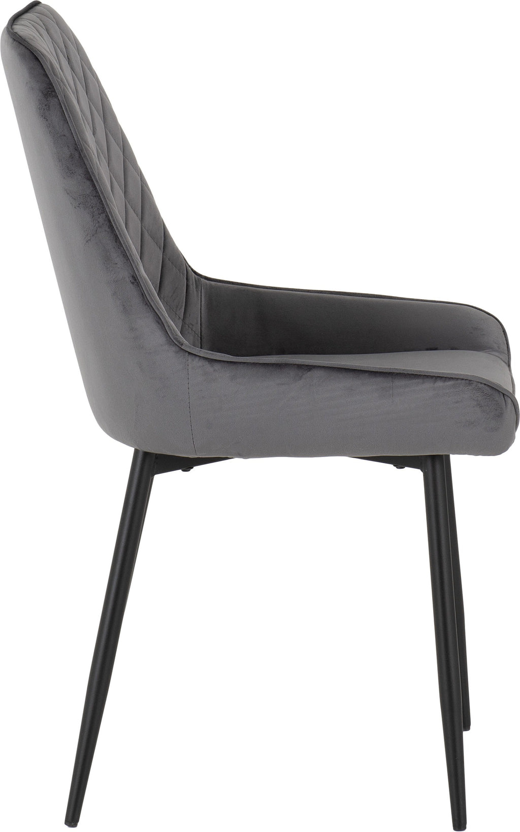 Athens Dining Table with 4 Avery Velvet Dining Chairs