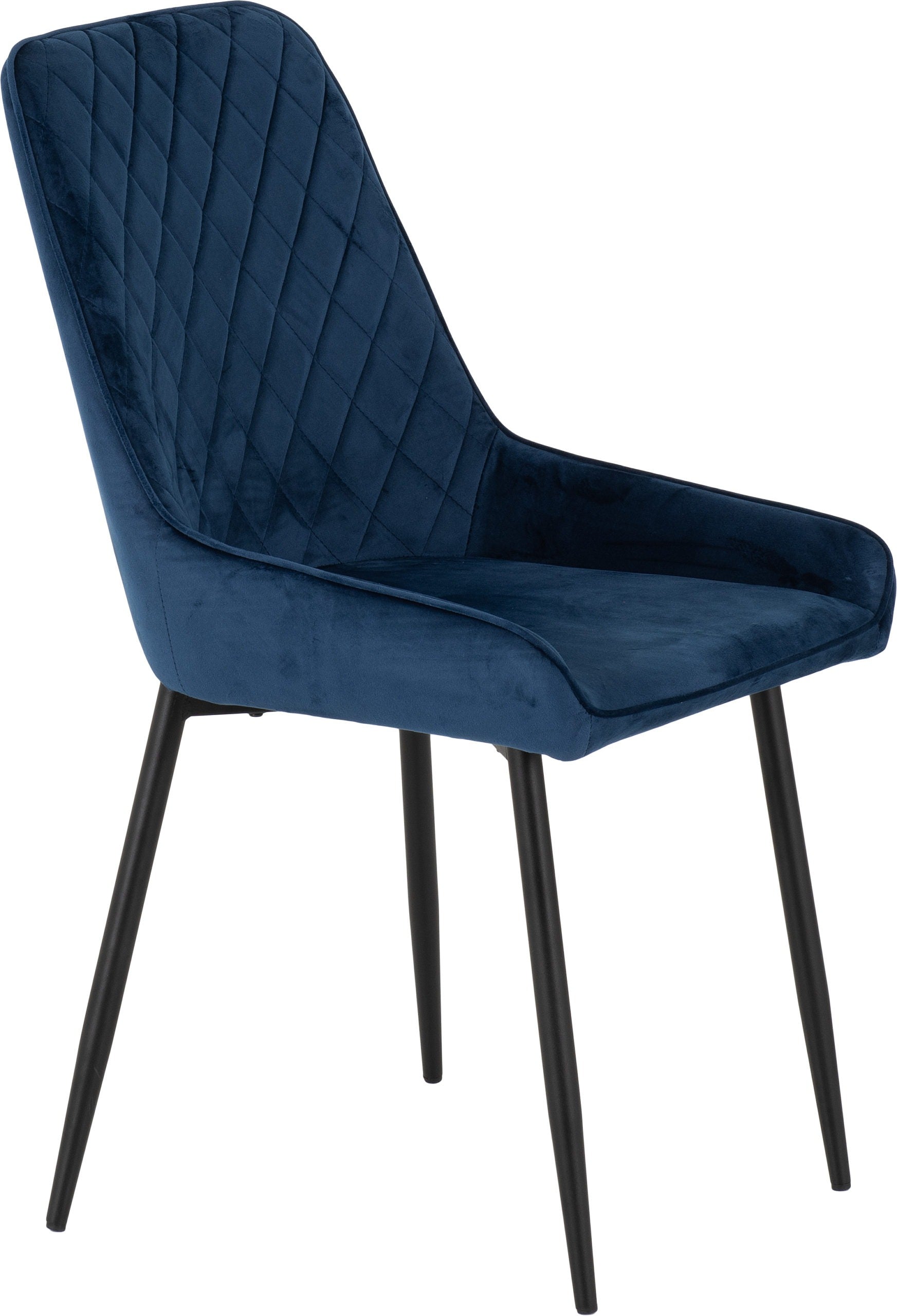Quebec Wave Edge Dining Table with 4 Avery Velvet Dining Chairs