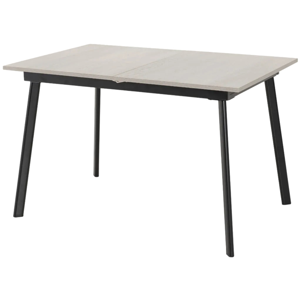 Avery Extending Dining Table with 4 Lukas Velvet Dining Chairs