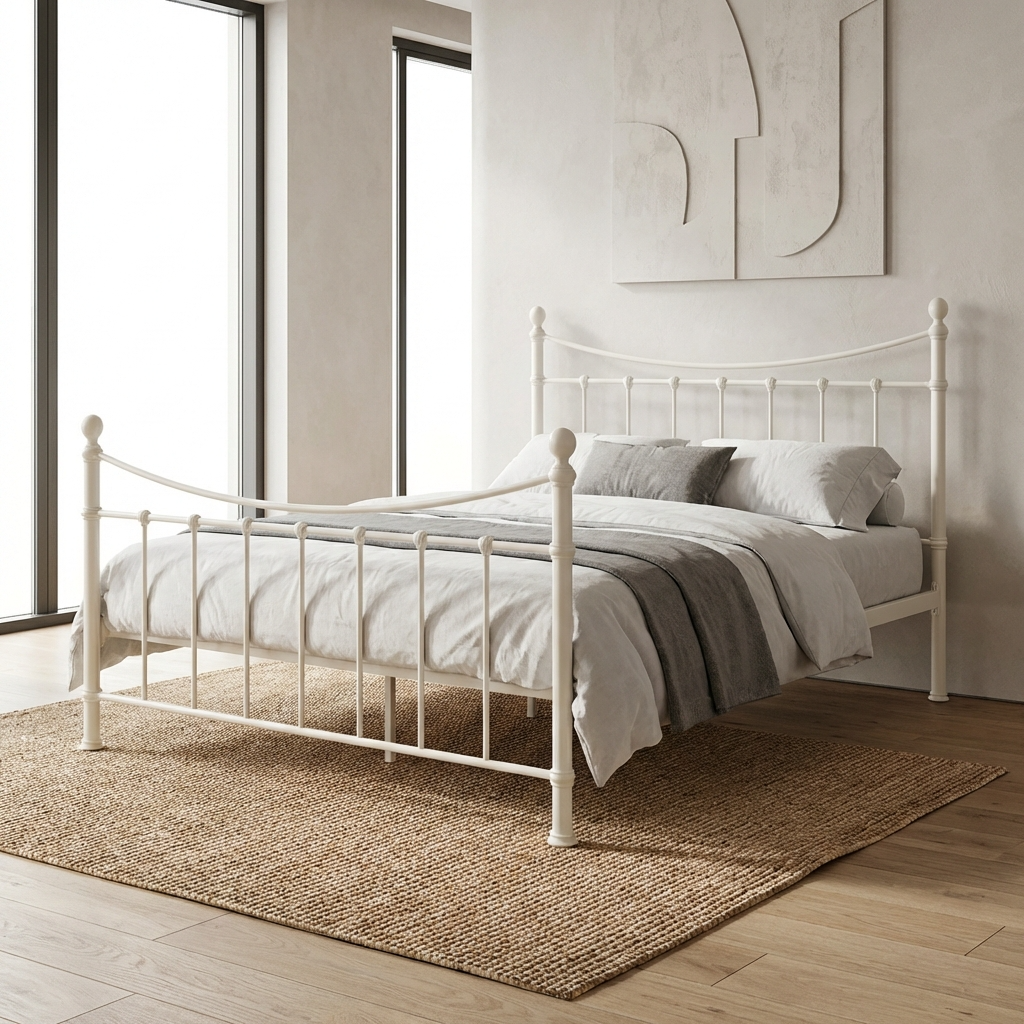 Alderley Metal High Foot End Bed Frame