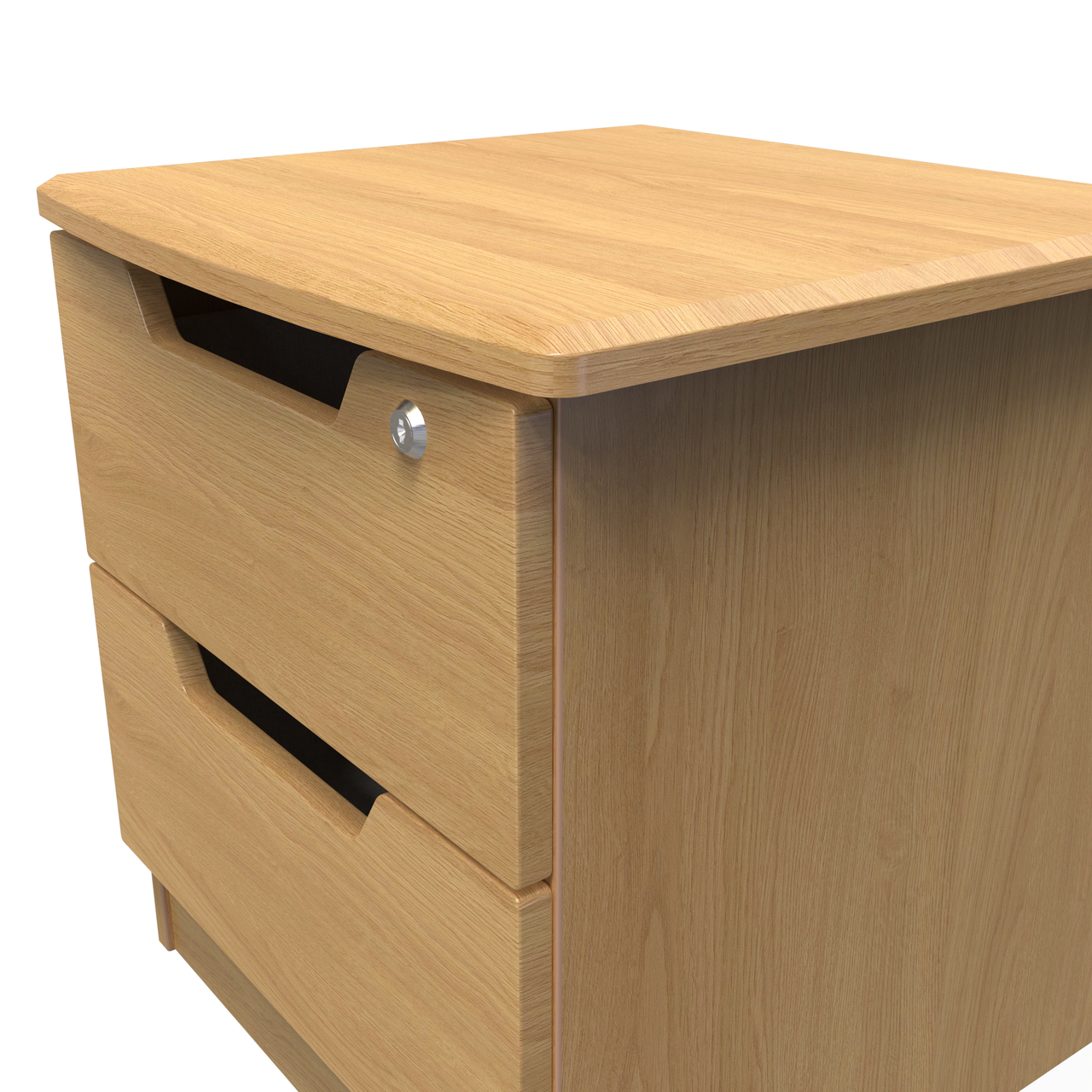 Bella Modern Oak Bedroom Set 4