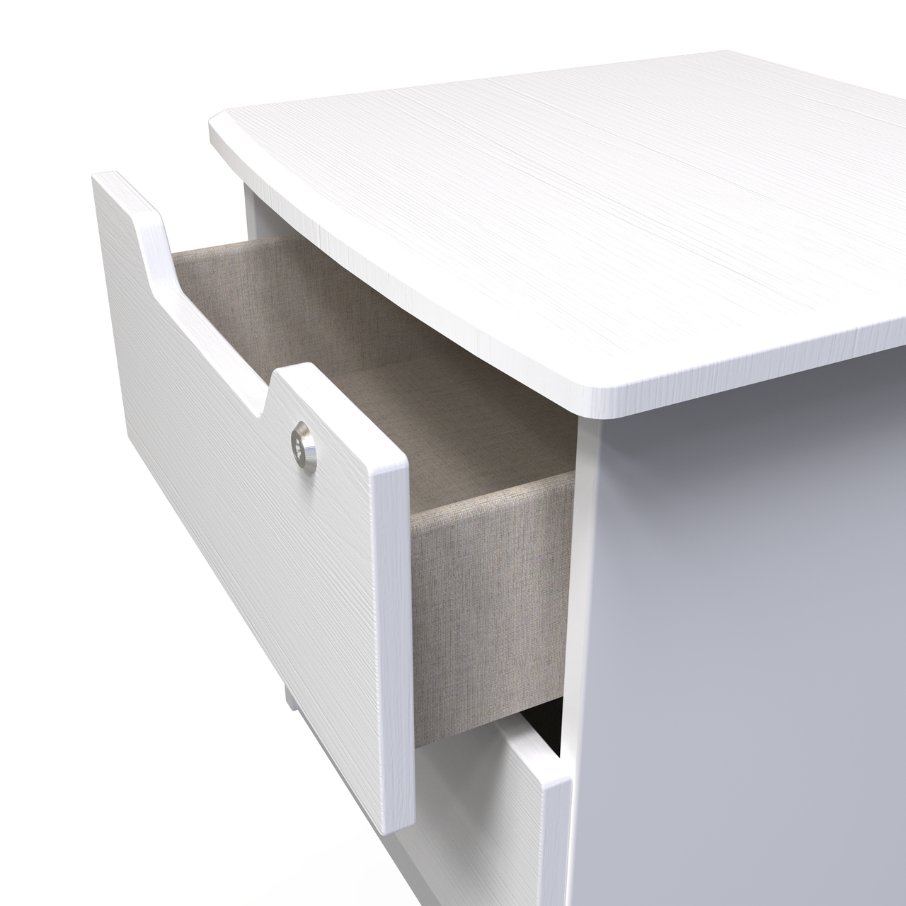 Bella White Ash Bedroom Set 6