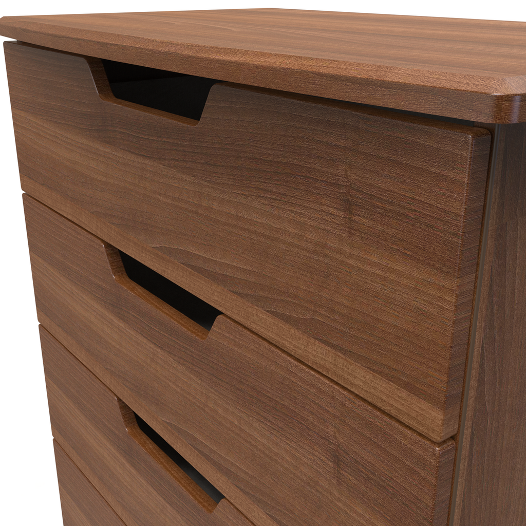 Bella Noche Walnut Bedroom Set 6