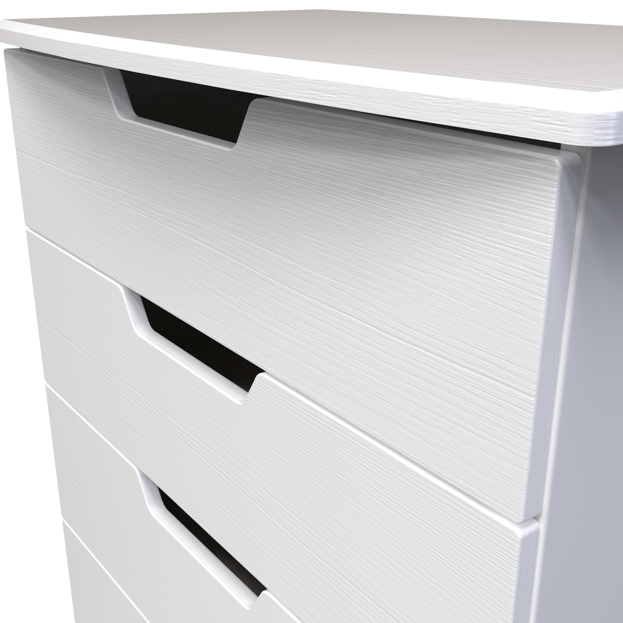 Bella White Ash Bedroom Set 6