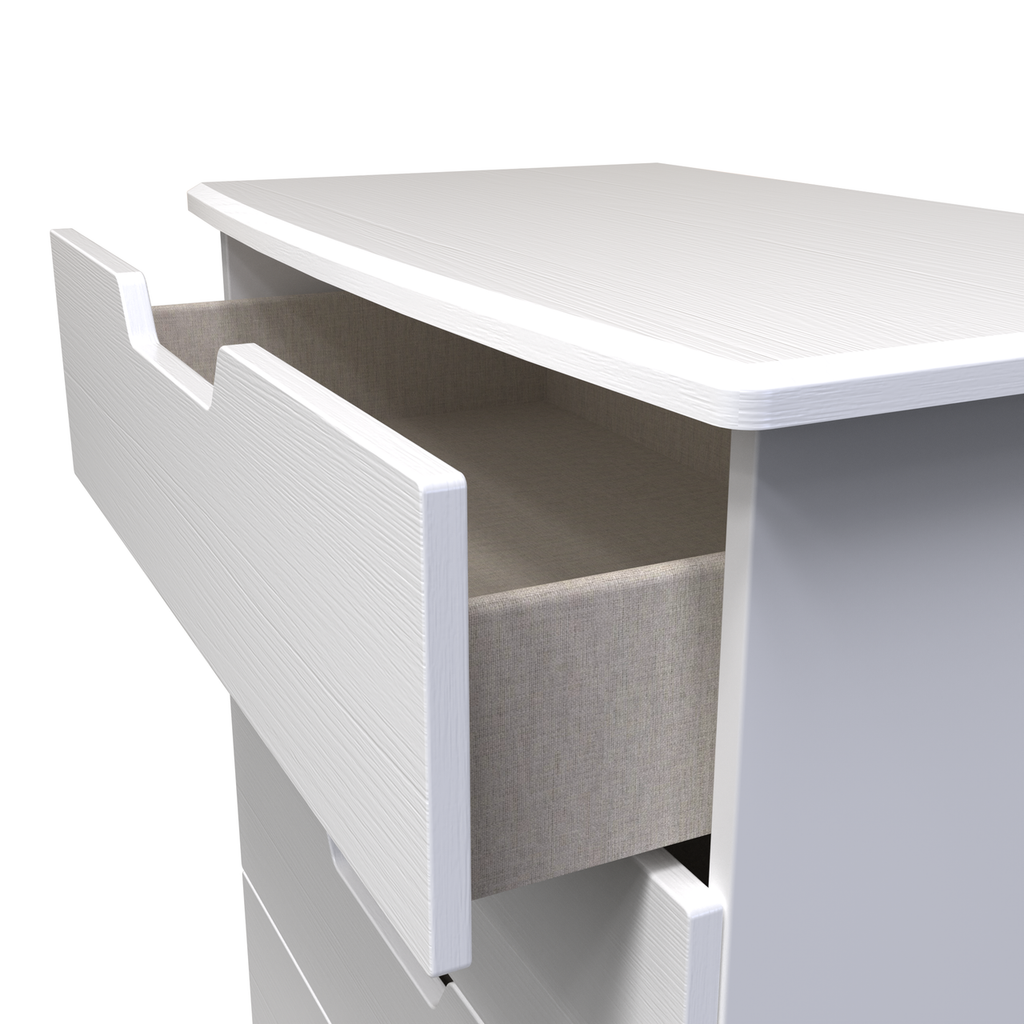 Bella White Ash Bedroom Set 6