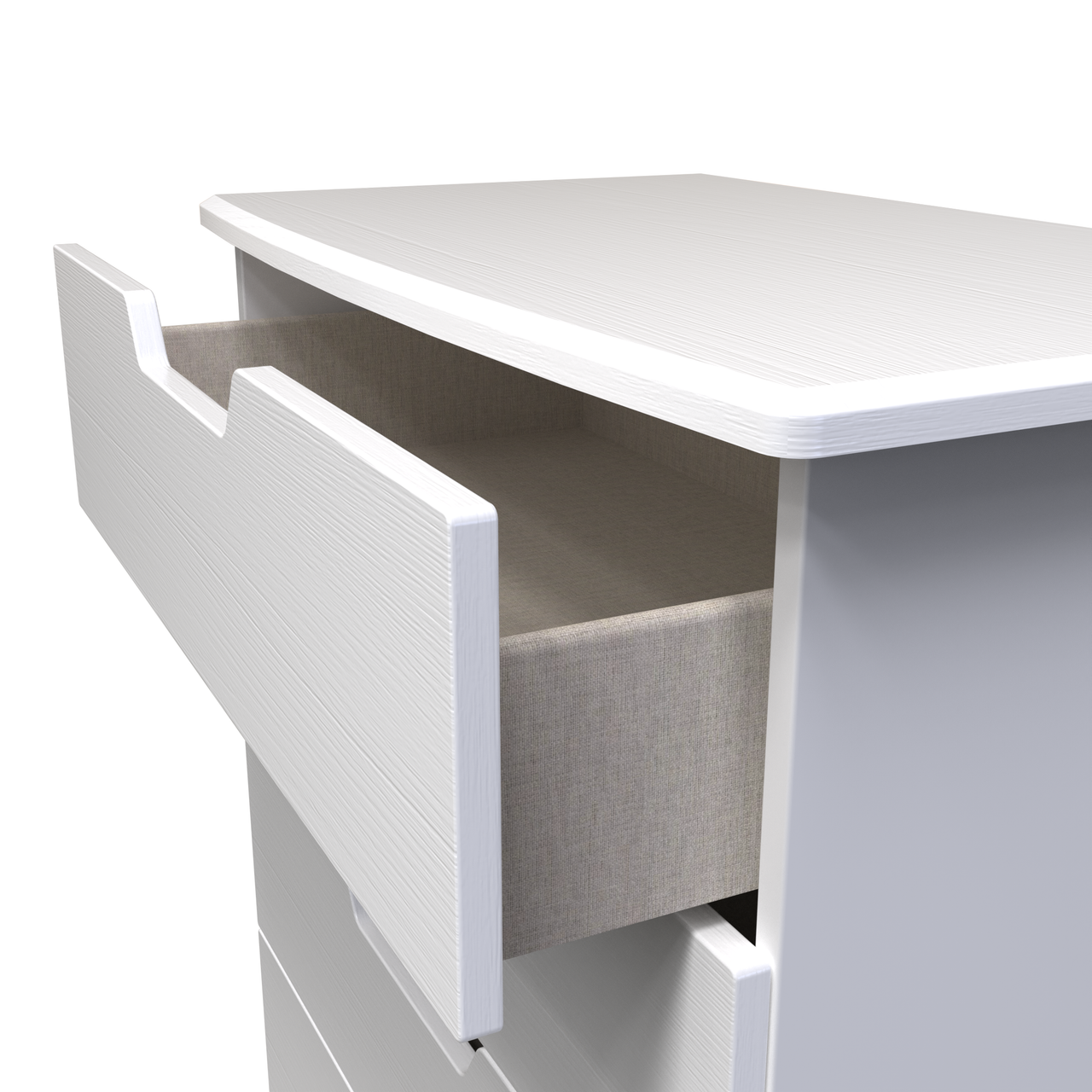 Bella White Ash Bedroom Set 6