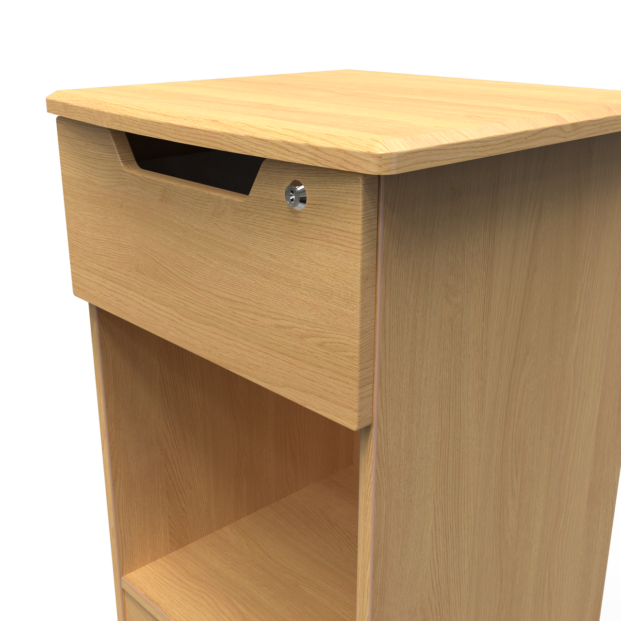 Bella Modern Oak Bedroom Set 5