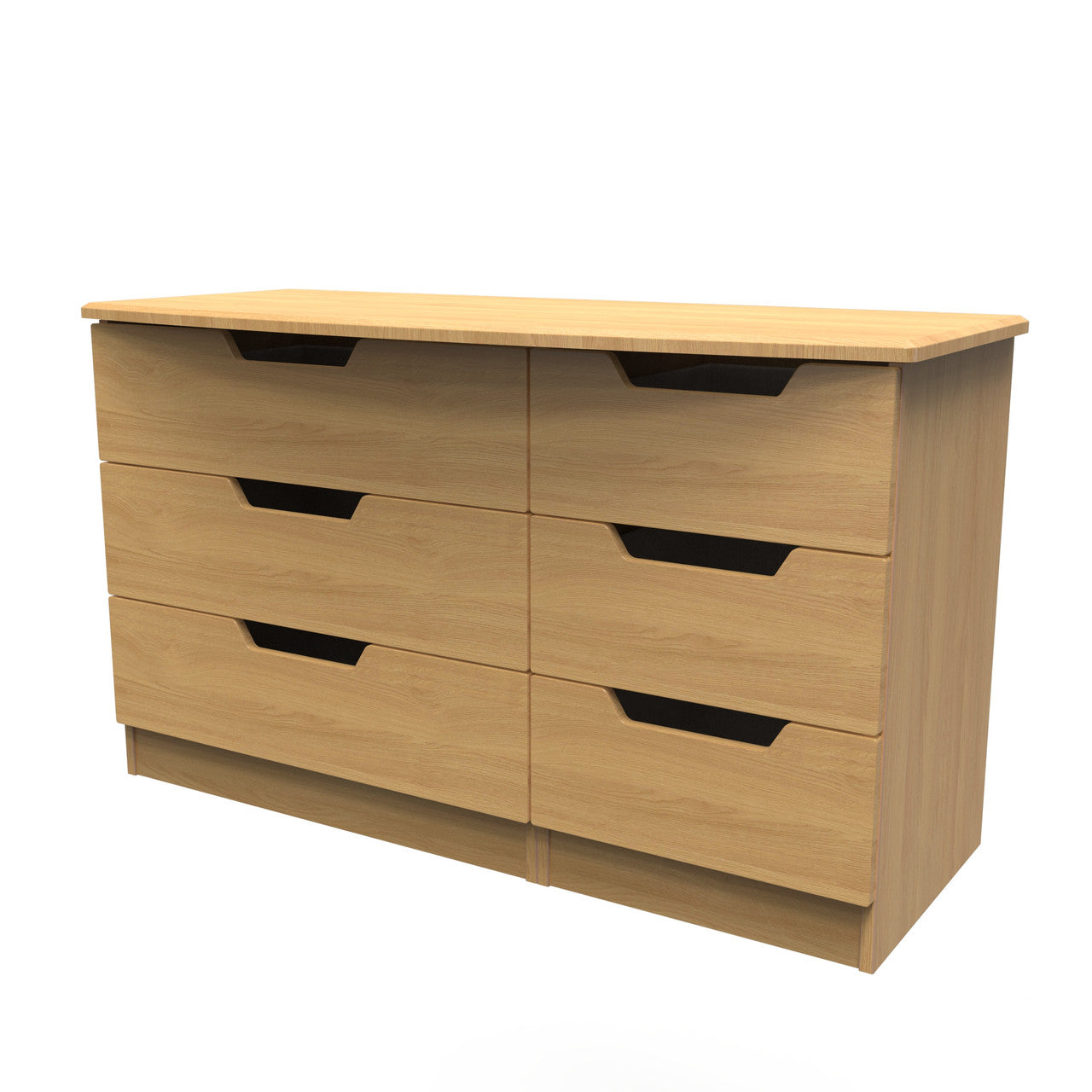 Bella Modern Oak Bedroom Set 7