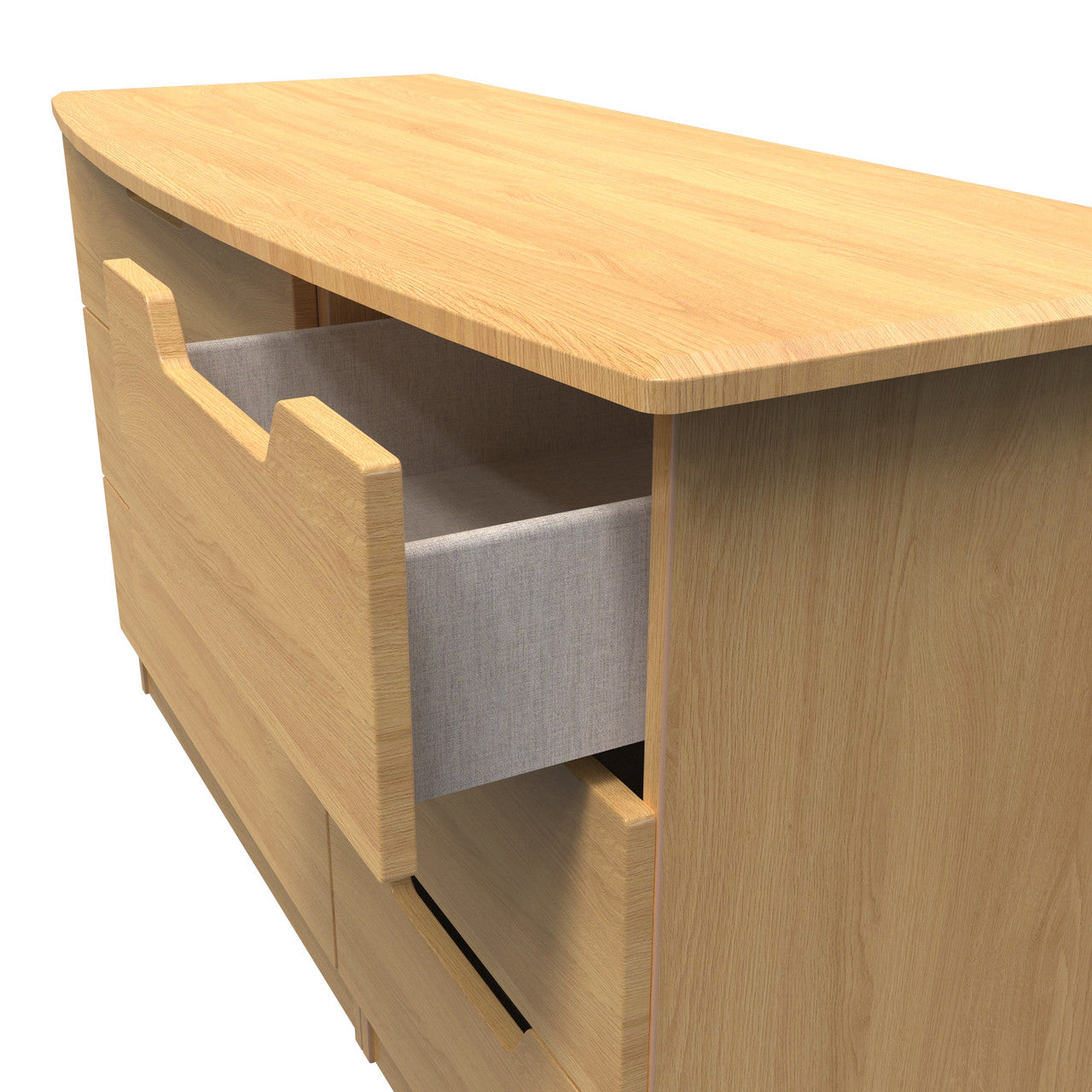 Bella Modern Oak Bedroom Set 3