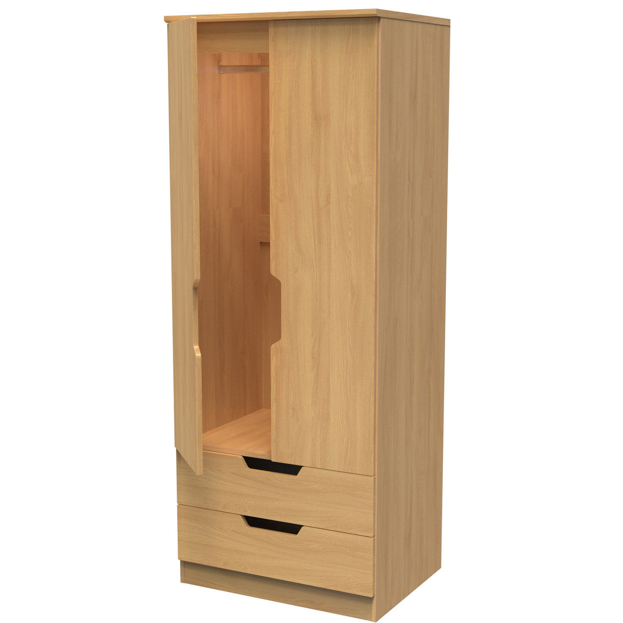 Bella Modern Oak Bedroom Set 2