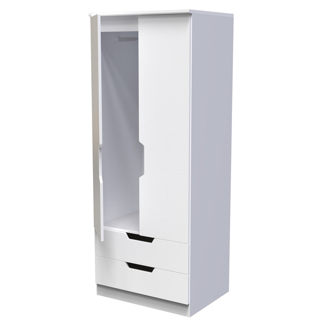 Bella White Ash Bedroom Set 2