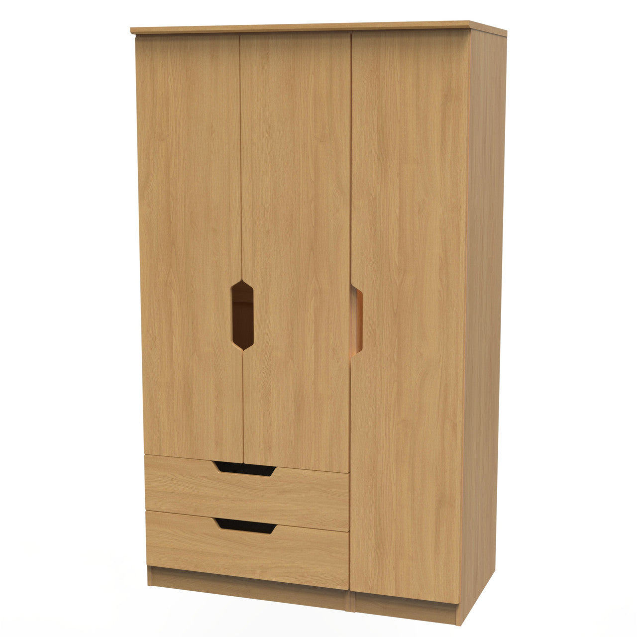 Bella Modern Oak Bedroom Set 8