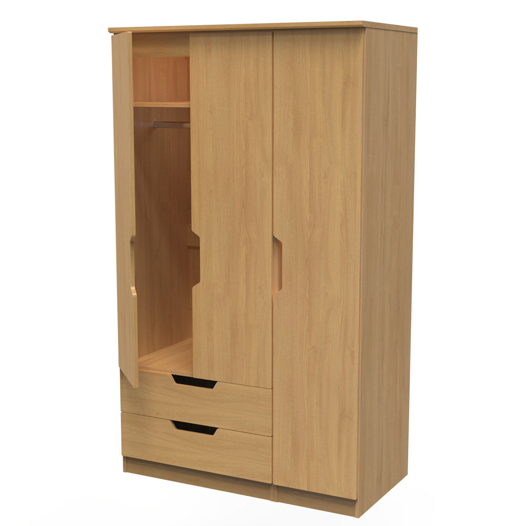 Bella Modern Oak Bedroom Set 8