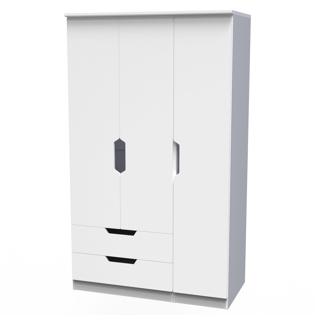 Bella White Ash Bedroom Set 8