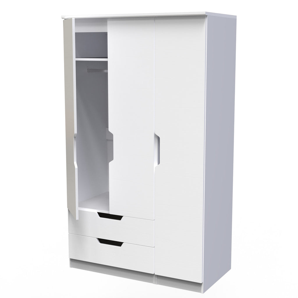 Bella White Ash Bedroom Set 8