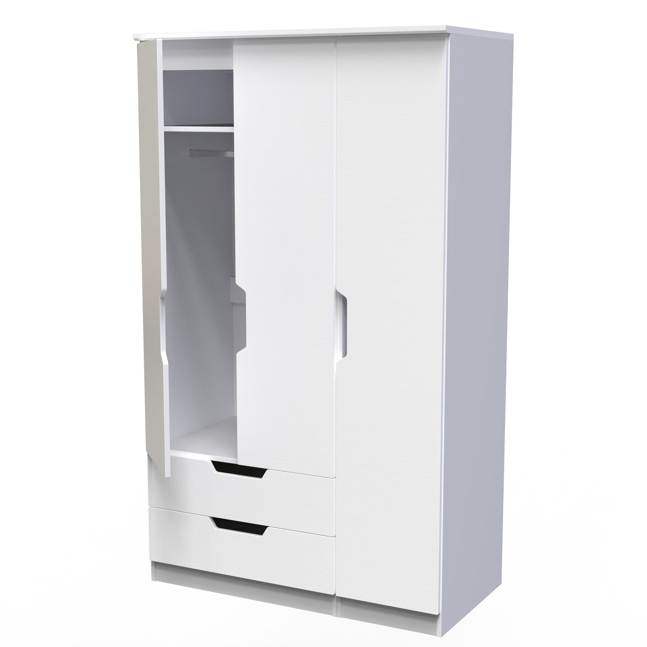 Bella White Ash Bedroom Set 8