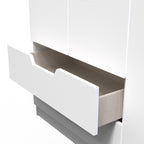 Bella White Ash Bedroom Set 8