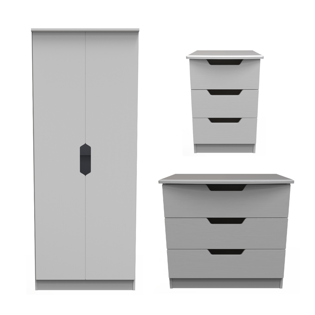 Bella Grey Ash Bedroom Set 1