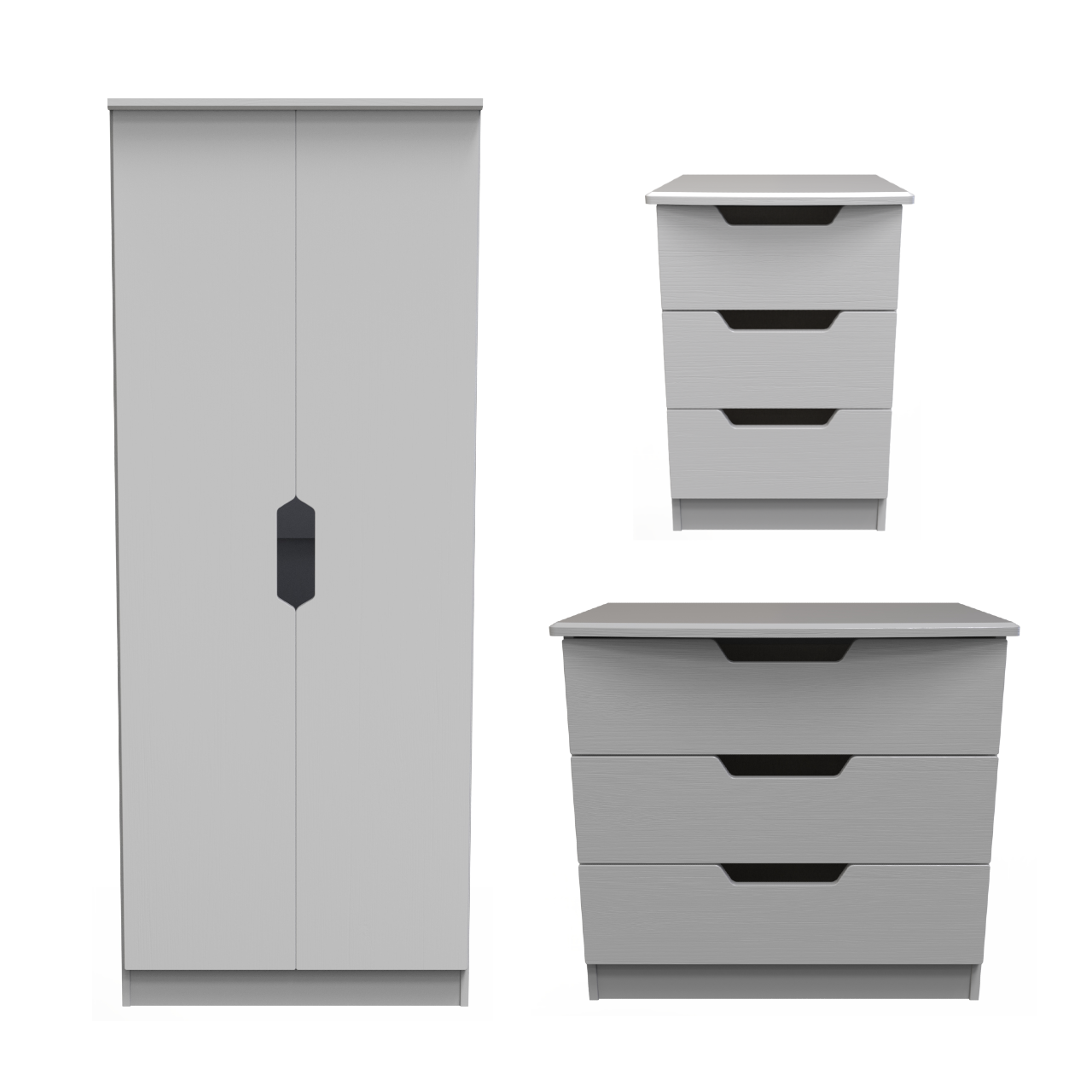 Bella Grey Ash Bedroom Set 1