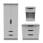 Bella Grey Matt Bedroom Set 2