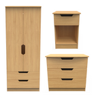 Bella Modern Oak Bedroom Set 2
