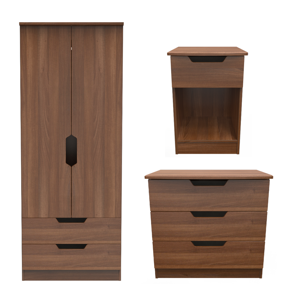 Bella Noche Walnut Bedroom Set 2