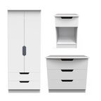 Bella White Ash Bedroom Set 2