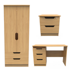 Bella Modern Oak Bedroom Set 4