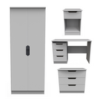 Bella Grey Matt Bedroom Set 5