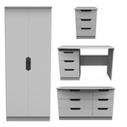 Bella Grey Ash Bedroom Set 7