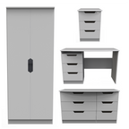 Bella Grey Matt Bedroom Set 7