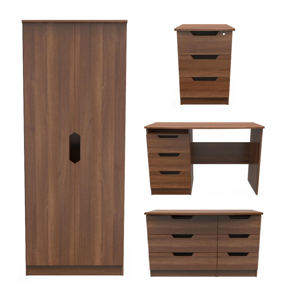 Bella Noche Walnut Bedroom Set 7